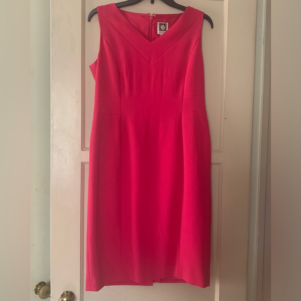 Hot Pink Anne Klein Dress (8)